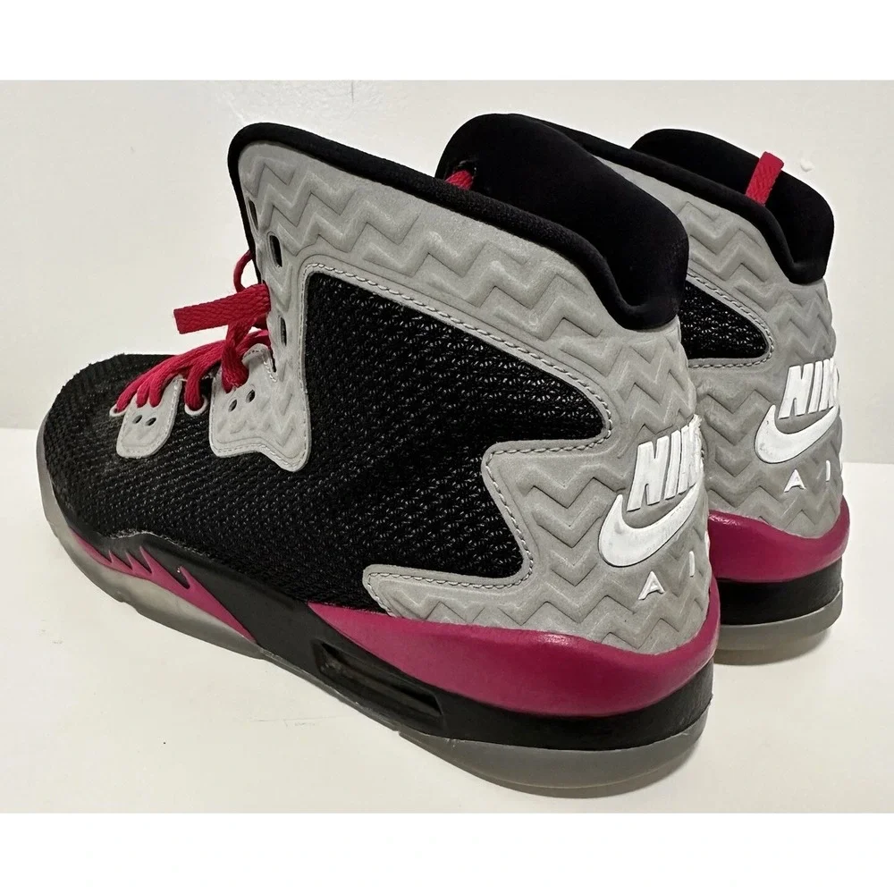 Nike Air Jordan Sneakers 4.5Y Black Pink Spike Forty GG‎ #811121-009 Shoe